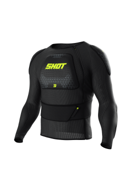 DRT✖︎ELECTRIC TROPHY SHOT VEST RACE D3O BLACK | Shot Race Gear® | MOTOCROSS GEAR FOR MEN AND